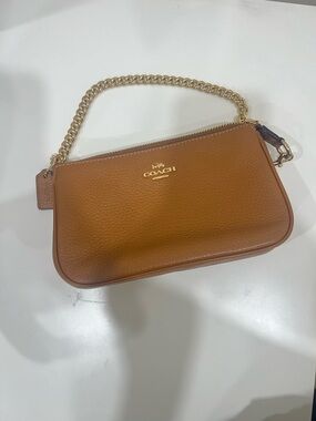 Coach Brown Leather Nolita 19
Gold Chain
